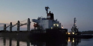 Frachtschiffe aus Hafen Pivdennyi in Region Odessa ausgelaufen Frachtschiffe aus Hafen Pivdennyi in Region Odessa ausgelaufen